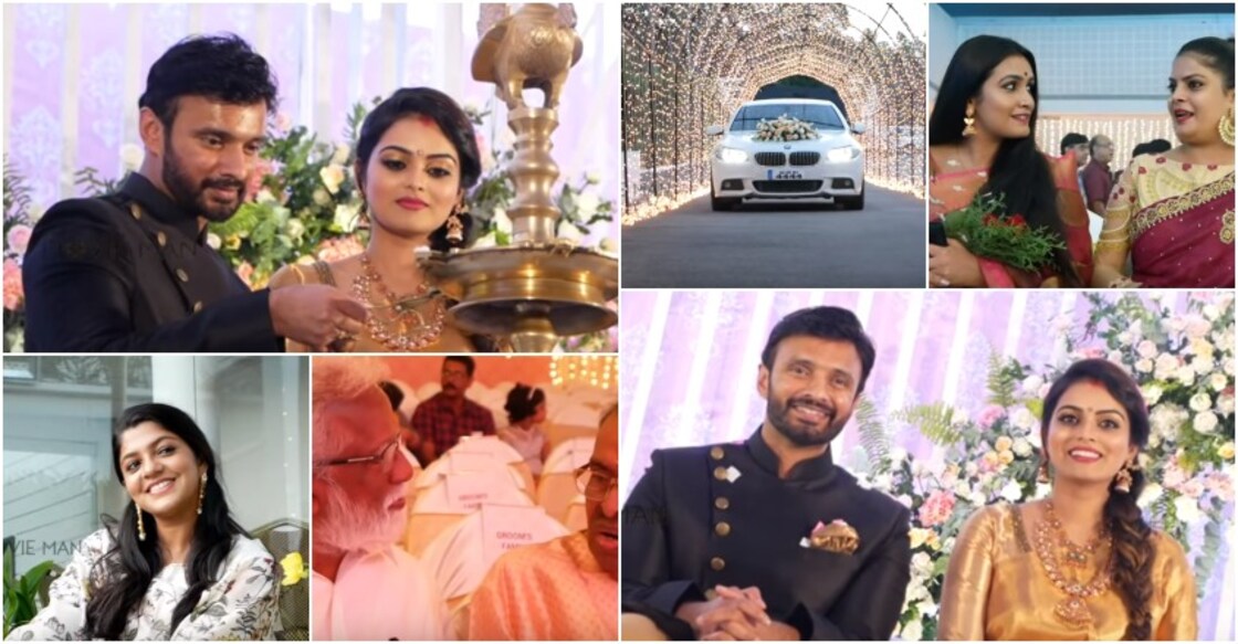 Stars galore at actress Vishnupriya's wedding reception