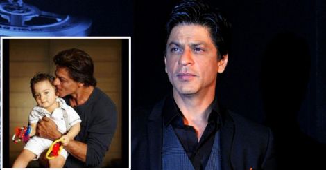 SRK happy to show off son's stardom