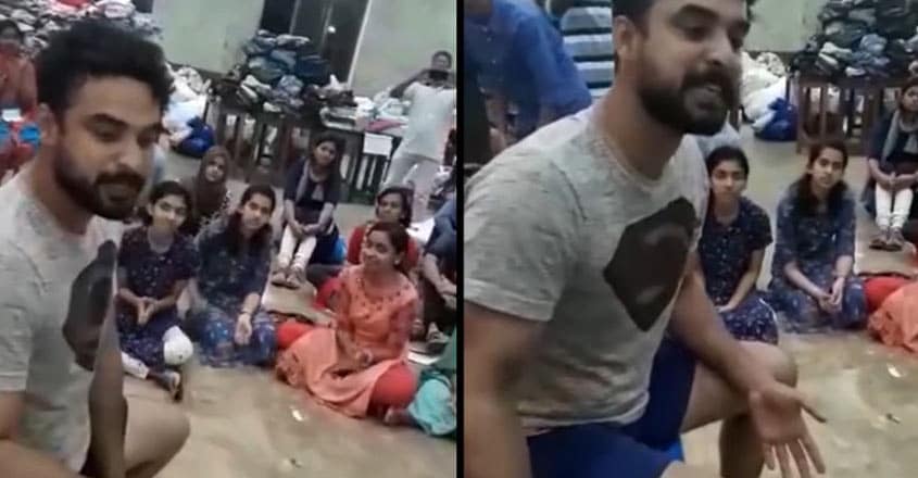 Actor Tovino lauds Malayali's unity for overcoming floods fast Actor Tovino lauds Malayali's unity for overcoming floods fast