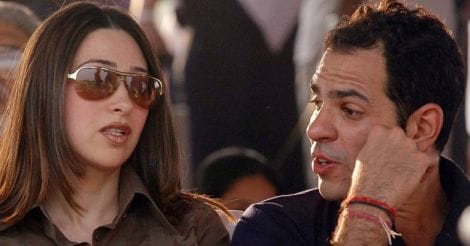 Karisma Kapoor with husband Karisma Kapoor with husband