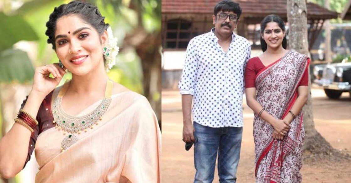 Actress Swasika Vijay with director B Unnikrishnan