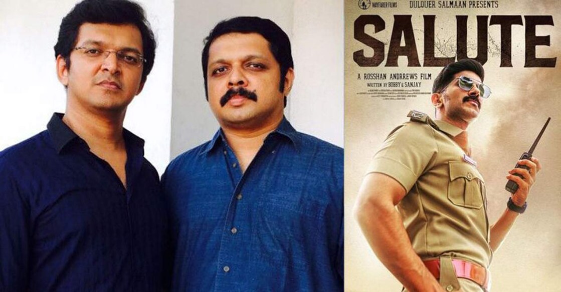 sanjay-boby-salute-c Scriptwriter duo Bobby-Sanjay knows how to write for the Malayali audience who are known to be very cinema literate.