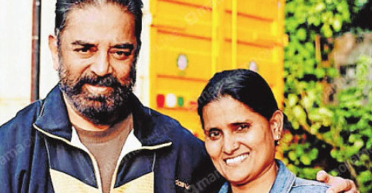 Vasanthi Kamal Haasan Vasanthi (R) with actor Kamal Haasan
