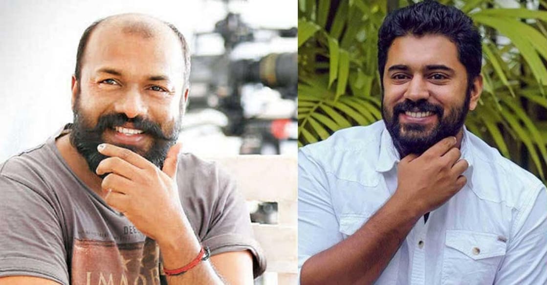 Combo image of Abrid Shine (L) and Nivin Pauly