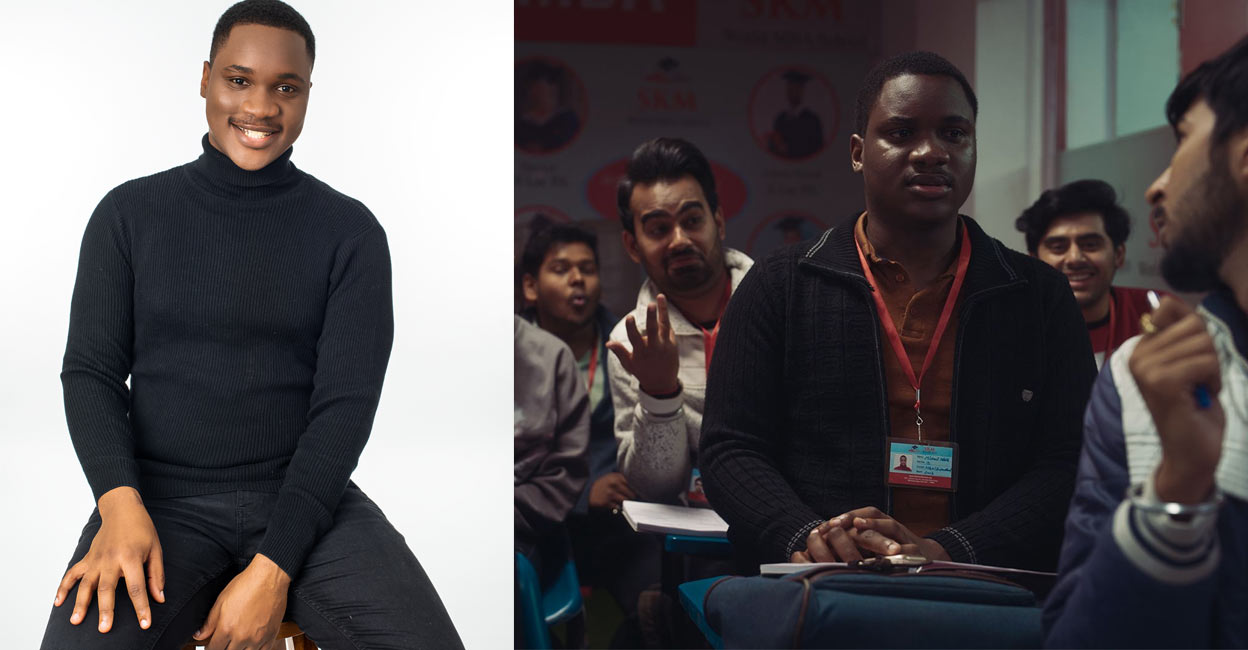 Samuel Abiola Robinson (left), a still from the film 'Dilli Dark' (right). Photo: Reeligion Films