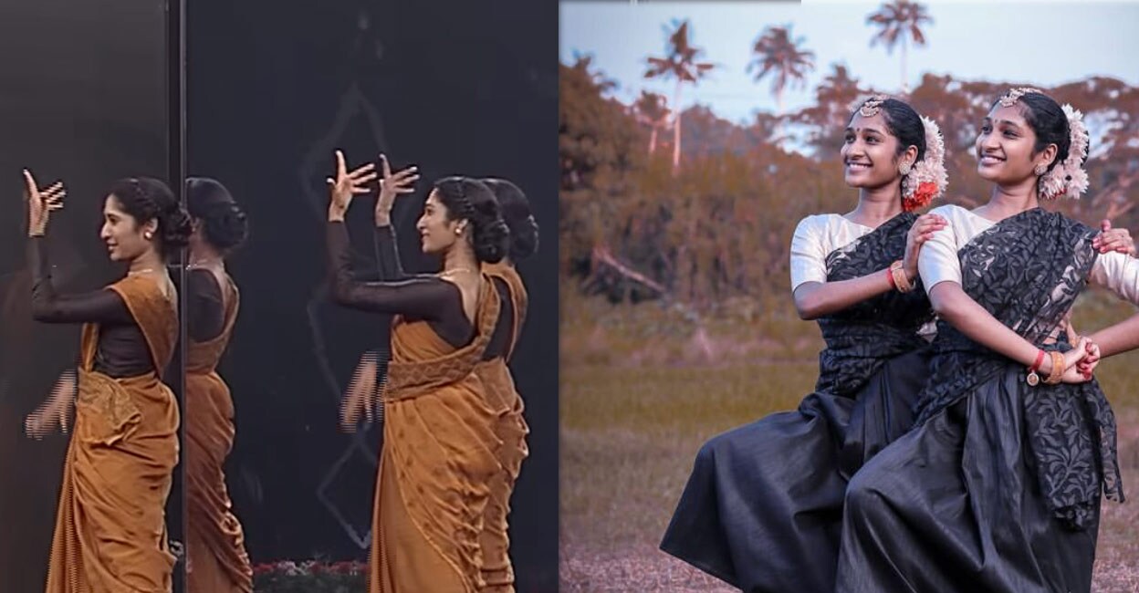 Bhagyalakshmi and Dhanalakshmi performing in Mazhavil Manorama's 'Kidilam' stage. Photo: Special arrangement