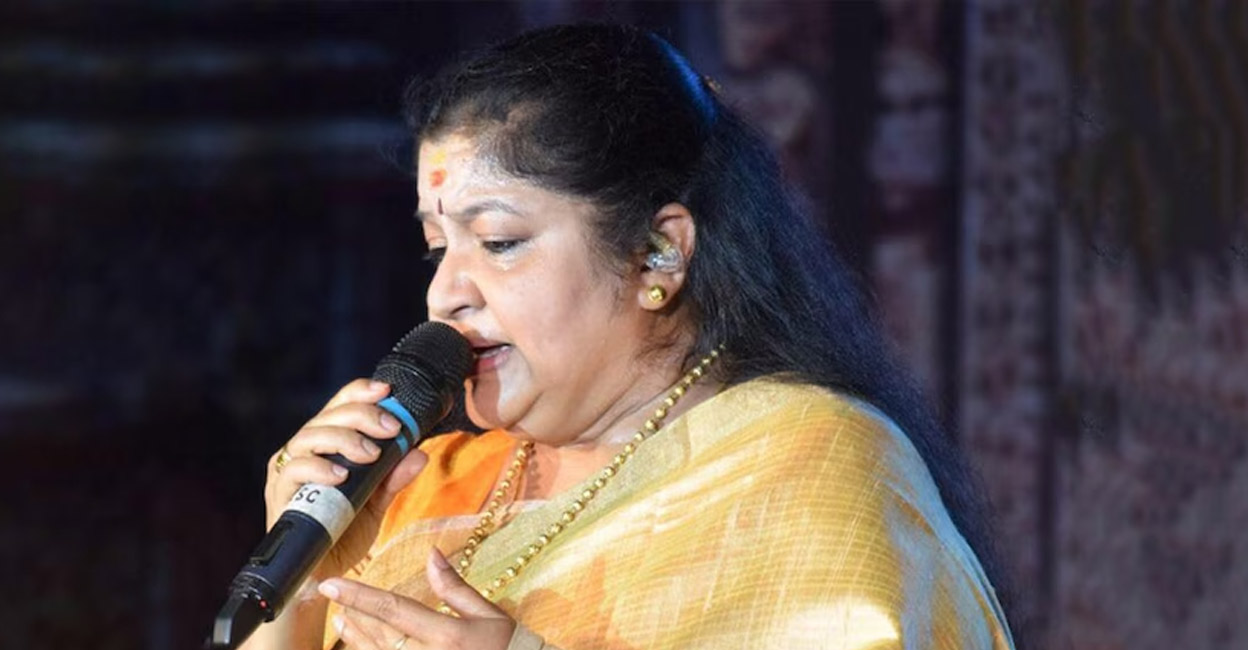 K S Chithra is celebrating her 60th birthday on July 27. Photo: Facebook