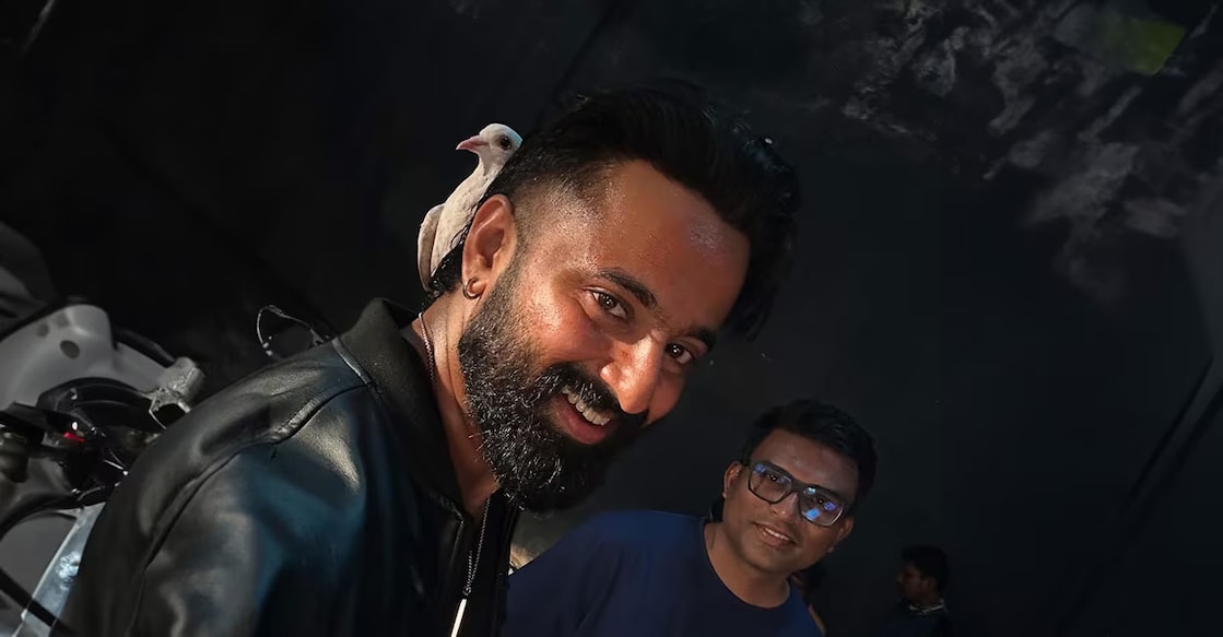 Haneef Adeni with Unni Mukundan. Photo: Instagram
