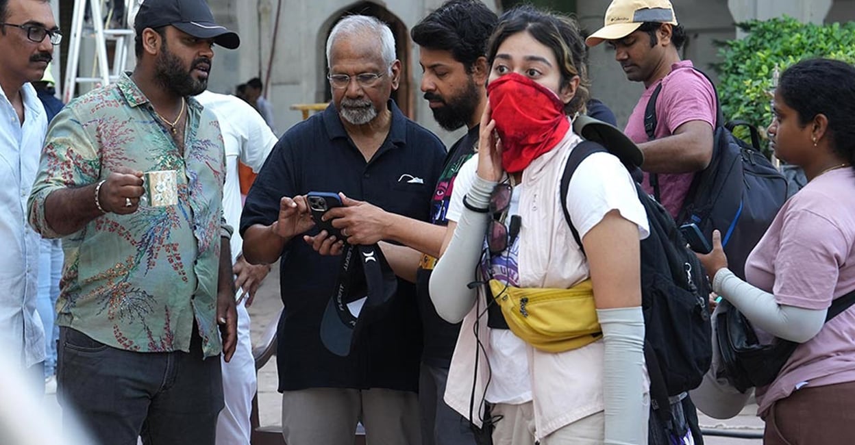 alisha-rahman-three Alisha Rahman with Mani Ratnam. Photo: Special Arrangement