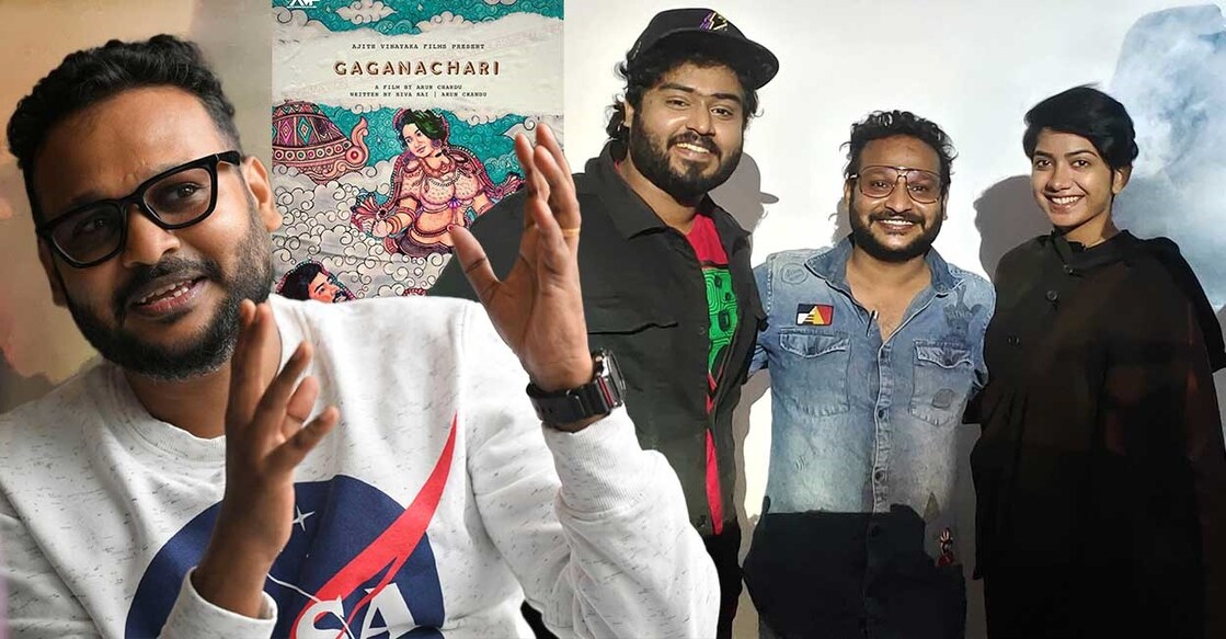 Arun Chandu with Gokul Suresh and Anarkali Marikar. Photo: Special Arrangement