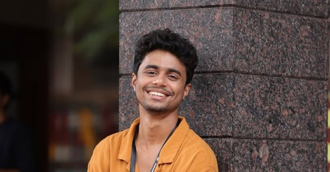 Sandeep Pradeep plays a shy lover in 'Padakkalam'. Photo: Instagram/ zandeep