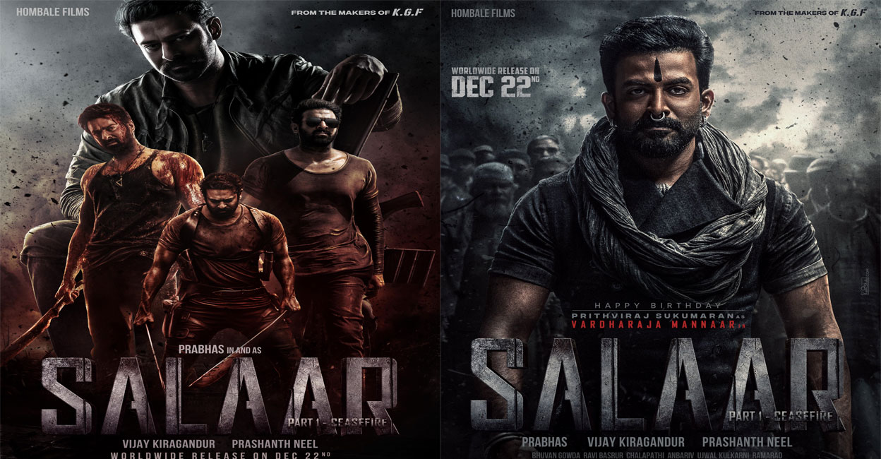 'Salaar' posters. Photo: IMDb