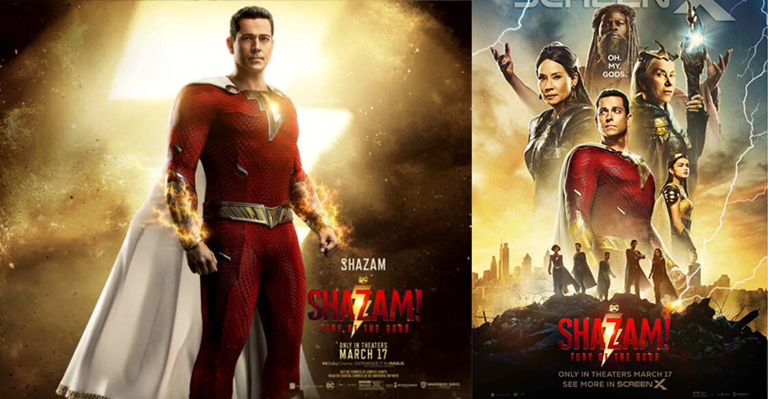 'Shazam! Fury of the Gods', directed by David F Sandberg, stars Zachary Levi, Jack Dylan Grazer and Djimon Hounsou. Photo: Twitter/ @ShazamMovie