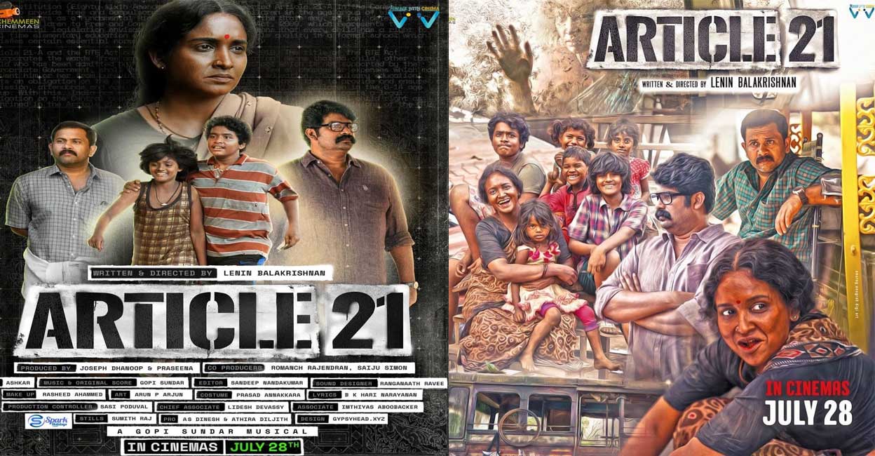 lenaa-movie Article 21 movie posters. Photo: Lenaa/Instagram