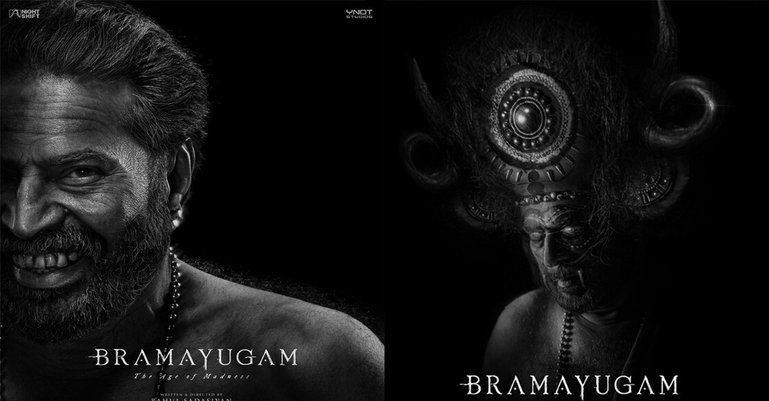 'Bramayugam' movie posters. Photo: IMDb
