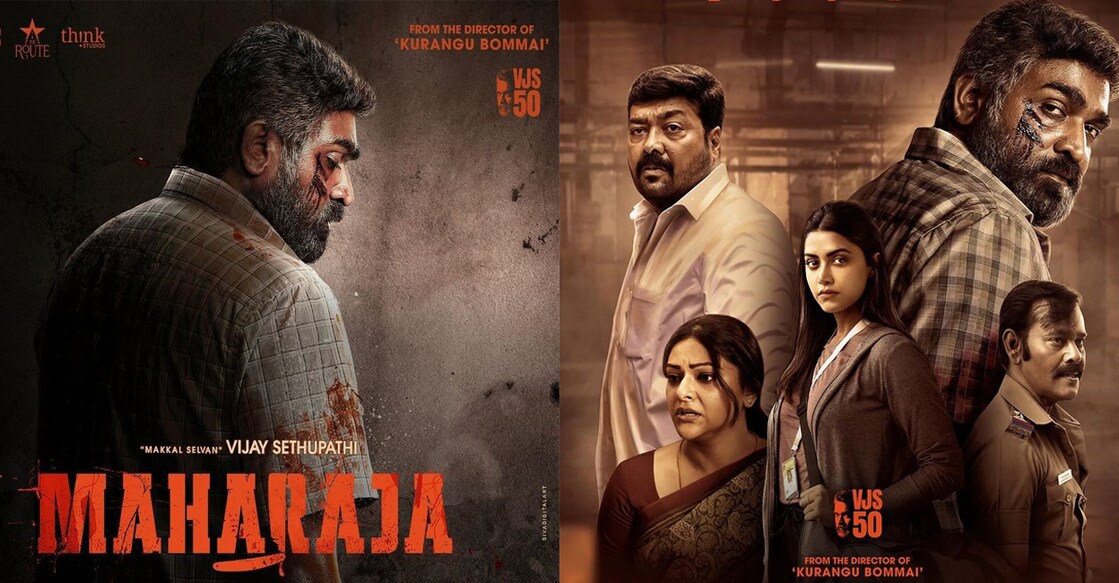 Posters of 'Maharaja'. Photo: IMDb