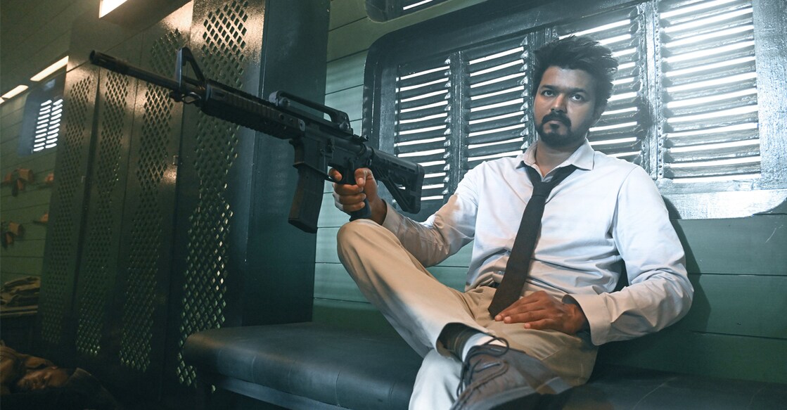 Vijay in 'GOAT'. Photo: IMDb
