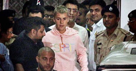 You guys are the coolest, honored to be here: Justin Bieber 