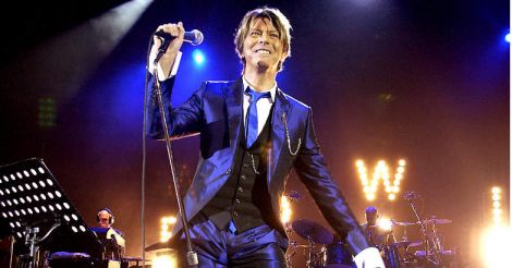 David Bowie wins four Grammys on night of absent friends