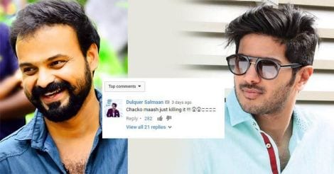 You 're just killing it, says Dulquer after watching this song of  Kunchacko