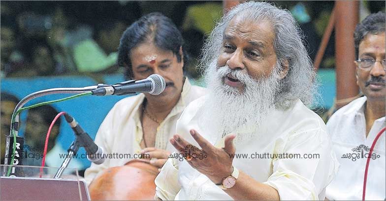 Yesudas spends his 80th birthday at Mookambika Temple Yesudas spends his 80th birthday at Mookambika Temple