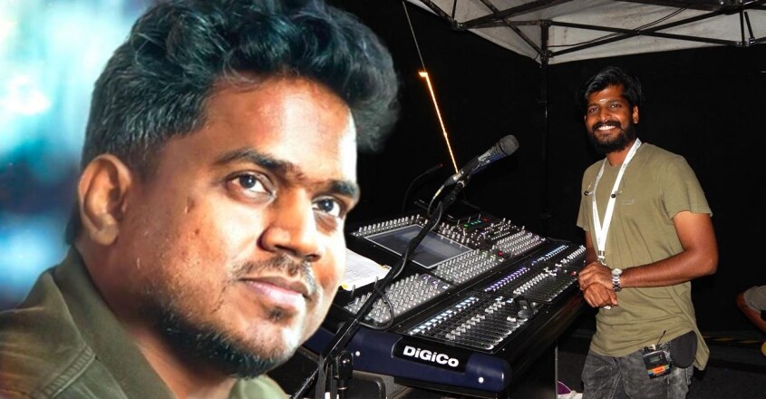 Raghu is still among the handful of Malayalis who have gained expertise in the field of sound engineering. Photo: Instagram