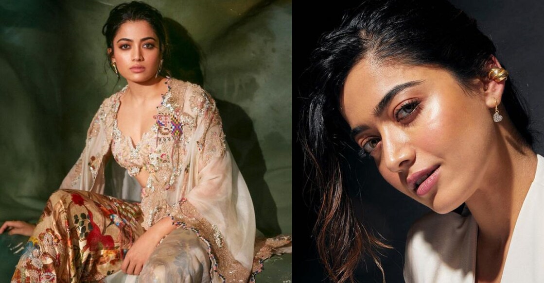 Rashmika Mandanna had earlier irked Rishab Shetty fans for failing to mention the name of the production house that had launched her. Photos: Instagram | rashmika_mandanna
