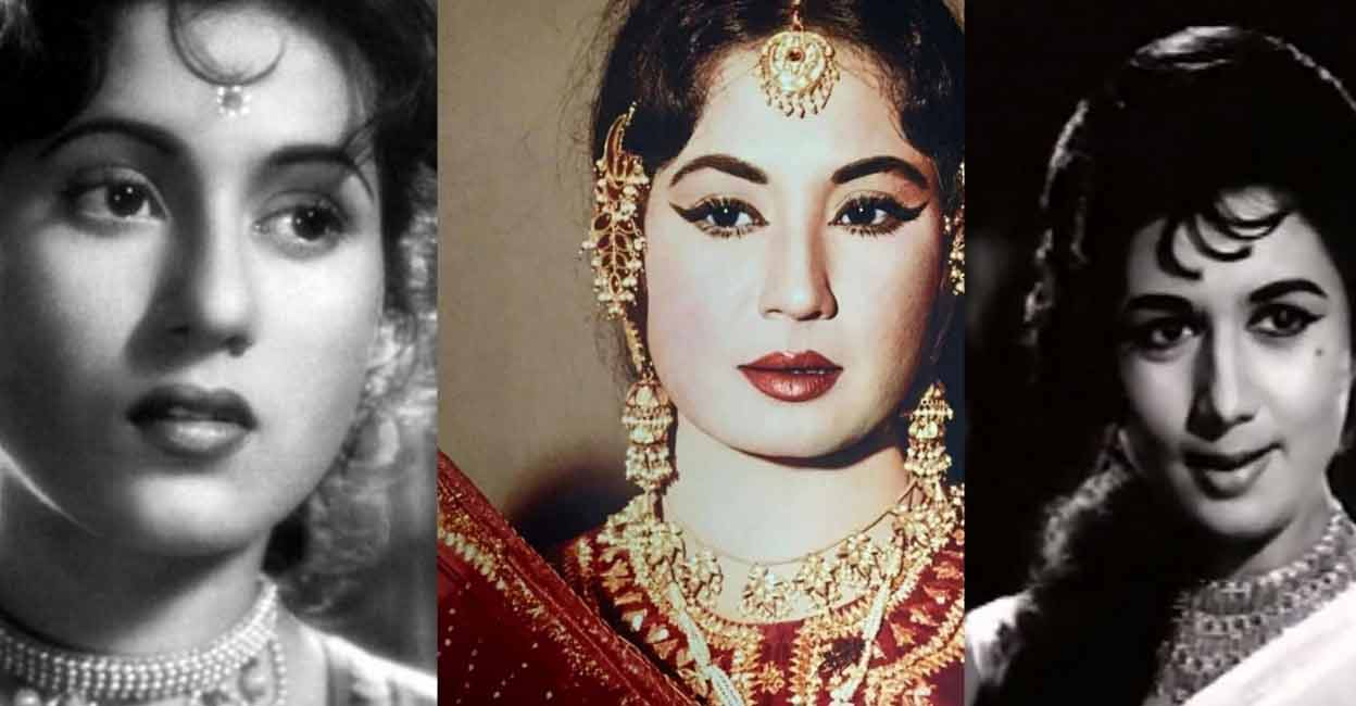 Combo image of (L to R) Madhubala, Meenakumari, Asha Parekh. Photo: IANS