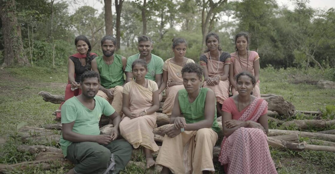 Tribal community members who are participating in the programme. Photo: ARPO