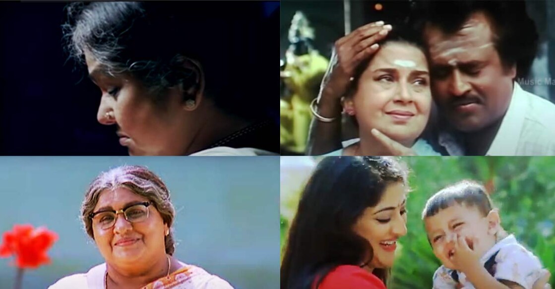 Kaviyoor Ponnamma in the movie Ammakilikoodu (screen grab)