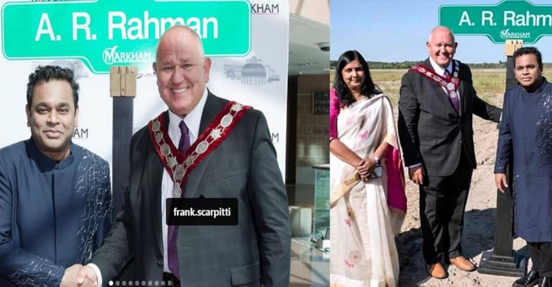 Rahman responded to this unexpected recognition through a social media post. Photos: Instagram: arrahman