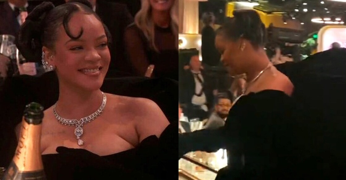 Rihanna was also in the race for the Golden Globe Best Original Song trophy for her 'Black Panther: Wakanda Forever' anthem 'Lift Me Up'. Photos: IANS