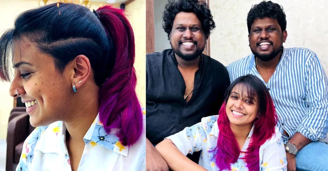The singer has thanked popular hairstylists Sajith and Sujith for the new look. Photo: Instagram.