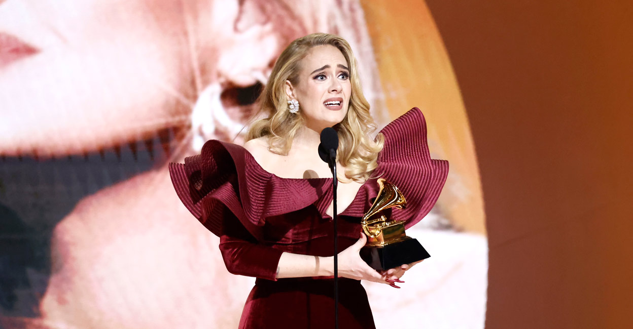 Adele Adele has been nominated for seven Grammy awards this year. Photo: AFP | Emma Mcintyre
