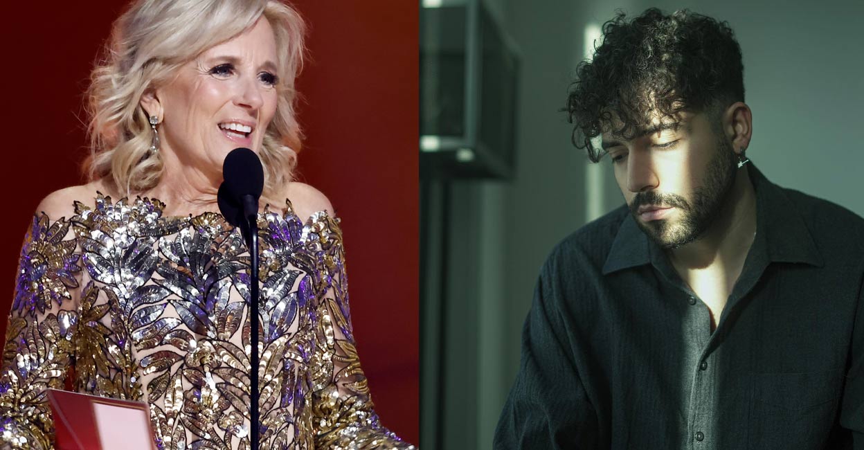 jill-biden-shervin First Lady of the United States Jill Biden announced the special award for Shervin Hajipour. Photos: AFP | Instagram
