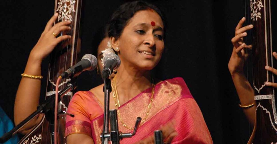 Bombay Jayashri received timely medical intervention, thanks to the capable staff at the NHS and her accompanying artistes, according to her Instagram page. Photo: Manorama