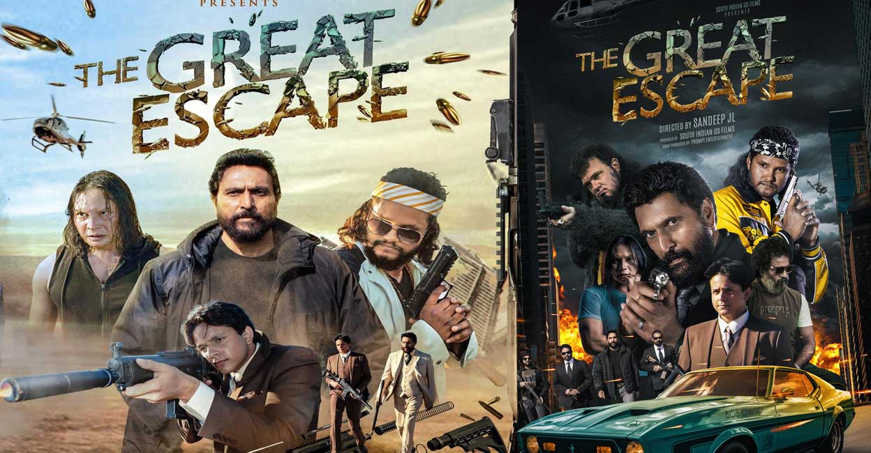 The Great Escape movie Produced by South Indian US Film, 'The Great Escape' is set to release in seven languages including Tamil, Malayalam, English, and Spanish. Photo: IMDb