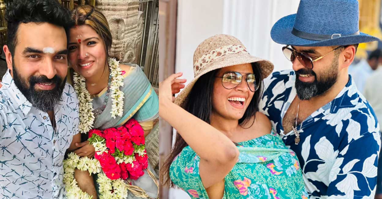 Many people congratulated the couple on their first anniversary. Photos: Facebook | amrithasurresh