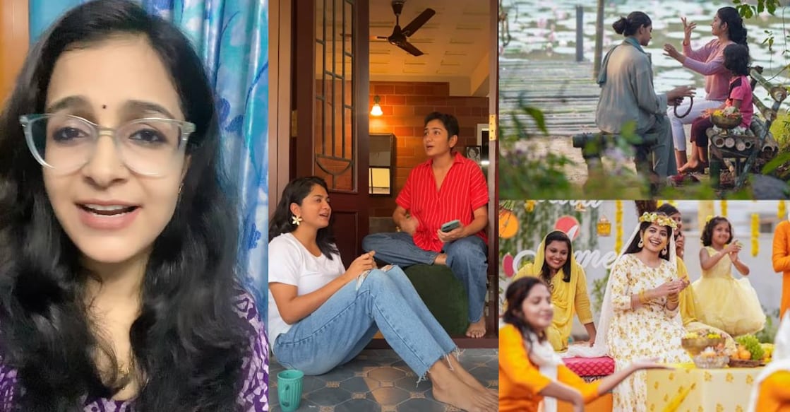 indulekha-haalale-marunne A few playback singers and social media influencers have taken up the song as a challenge on social media. Photos: Instagram