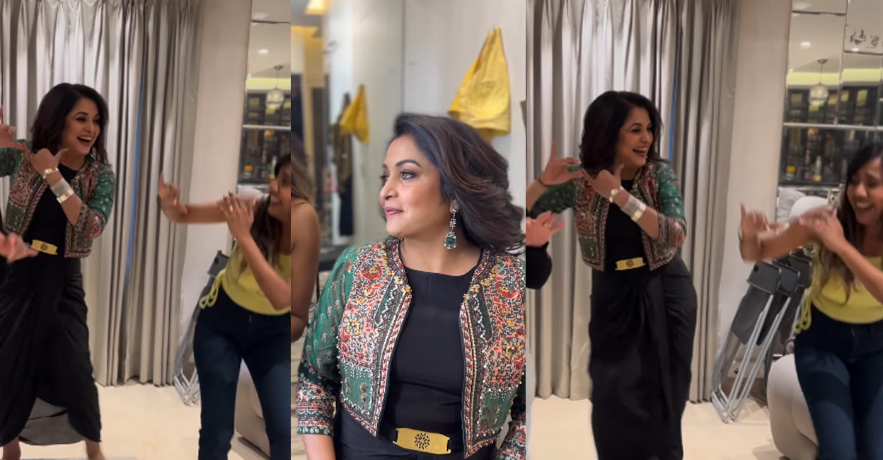 Makeup artist Prakruthi Ananth who was seen grooving with the actor said the video and the dance was unplanned. Photo: Instagram
