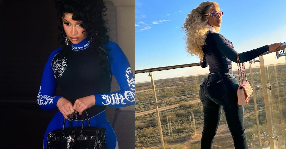 Cardi tossed the mic into the crowd after someone threw a drink at her during her July 29 gig. Photo: Instagram | @iamcardib