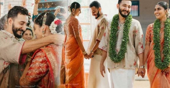 Get a sneak peak into Sushin Shyam-Uthara Krishnan's wedding with these mesmerising pics