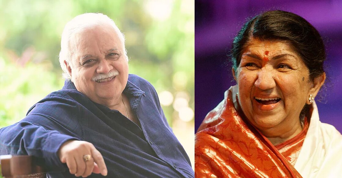 Daman Sood, Lata Mangeshkar. Photo: Rjo Joseph/Manorama/AFP
