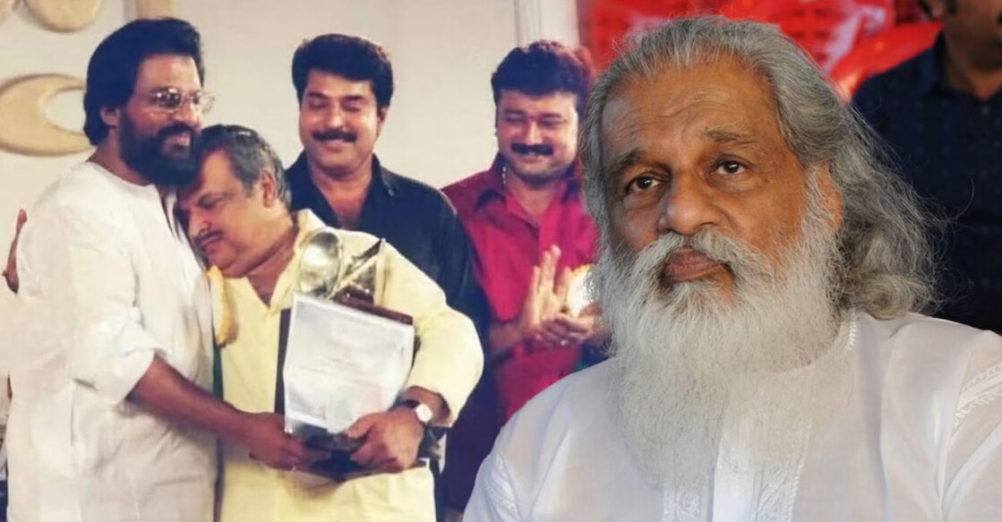 K J Yesudas with P Jayachandran. File photo: Manorama