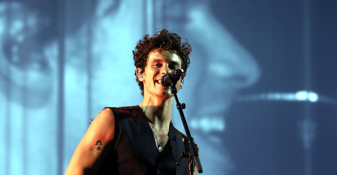 Shawn Mendes performing at Lollapalooza India in Mumbai. Photo: PTI