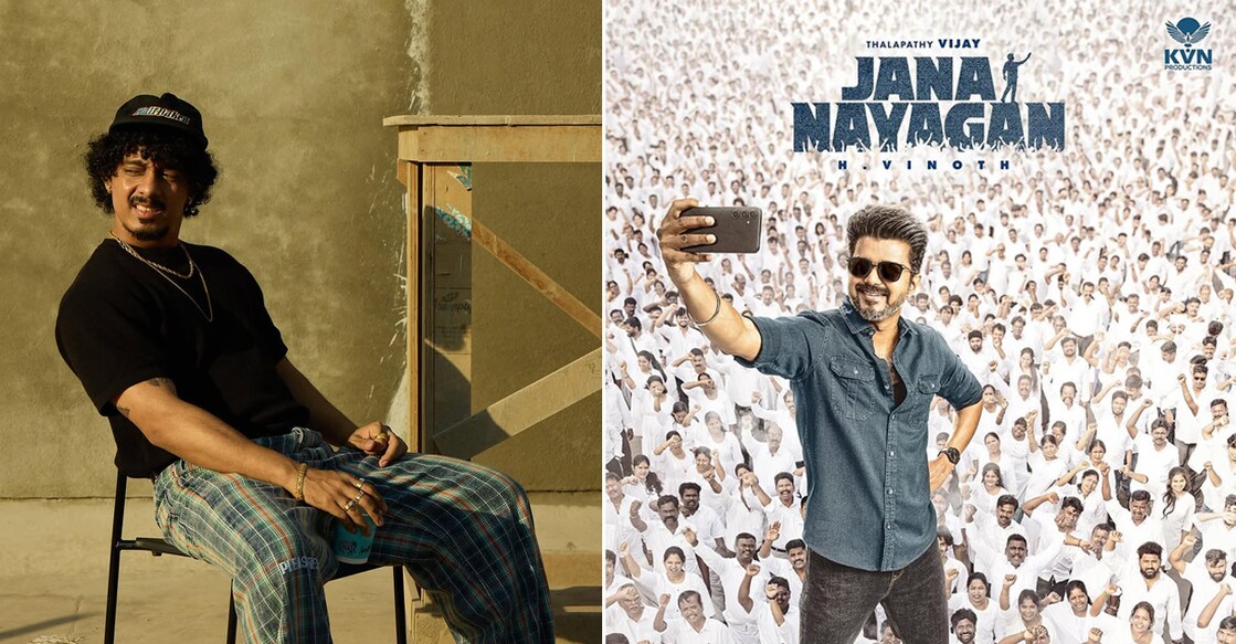 Hanumankind, Jana Nayagan poster. Photo: Instagram