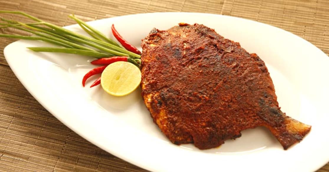 Stuffed Pomfret