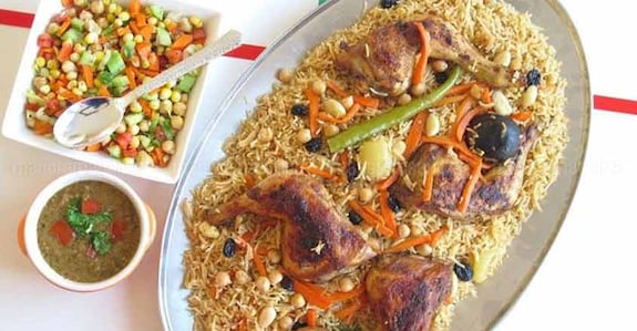 Bukhari rice with chicken is Saudi Arabia's most popular dish Bukhari rice with chicken is Saudi Arabia's most popular dish