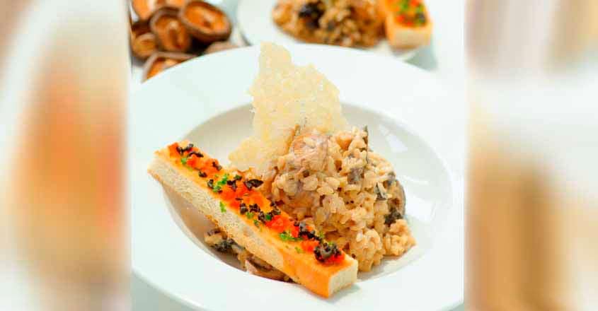 Wild mushroom risotto Wild mushroom risotto