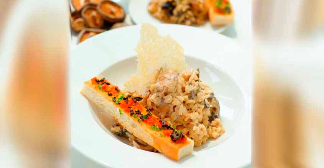 Wild mushroom risotto